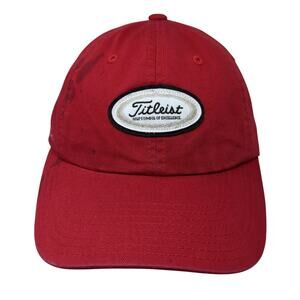 Titleist Golf's Symbol of Excellence Slideback Hat Red One Size Outdoor